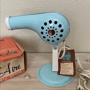 Vintage Blue Hair Dryer